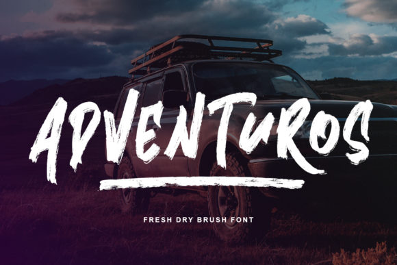 Adventuros: The Urban Brush Typeface for Bold Branding