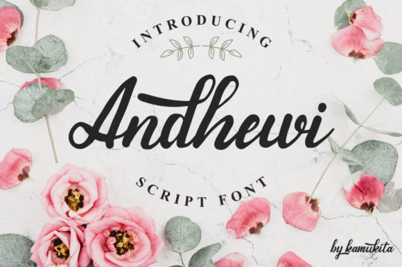 Andhewi: The Elegant Handwritten Font for Makers