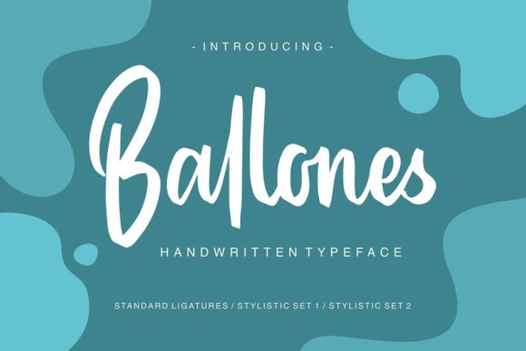 Ballones: A Sweet Handwritten Font for Branding