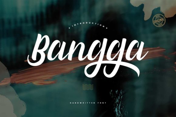 Bangga: A Handwritten Typeface for Editorial Design