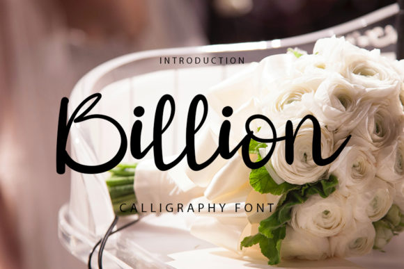 Billion: A Modern Handwritten Font for Elegant Branding