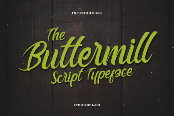 Buttermill Font for Elegant Handmade Designs