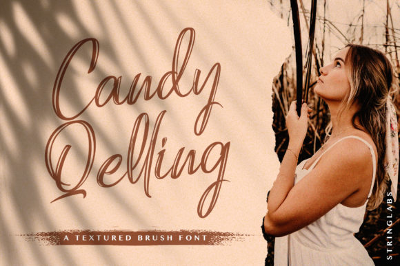 Candy Qelling Font for Elegant Web Design