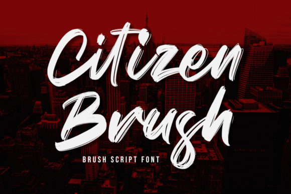 Citizen Brush: The Script Handwritten Font for Marketers