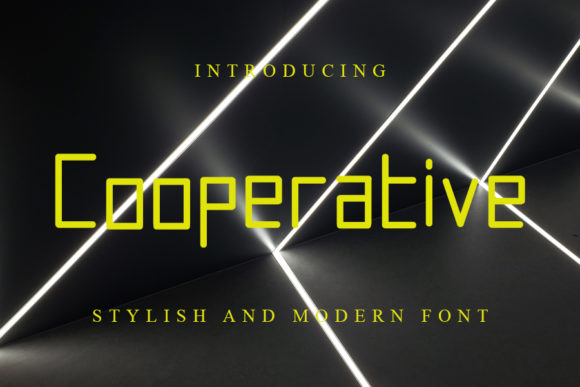 Cooperative Font: Modern Script for Makers