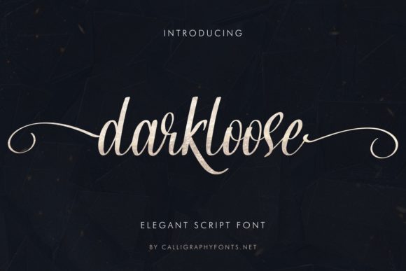Darkloose: A Luxury Script Font for Modern Branding
