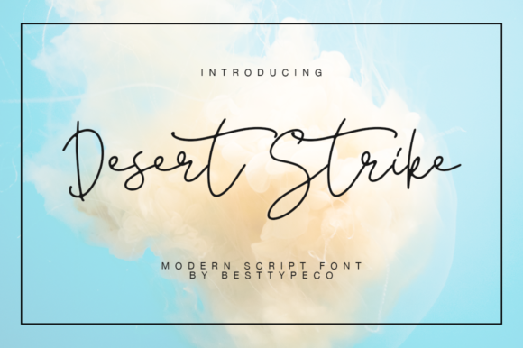Desert Strike Font: A Versatile Handwritten Script for Designers