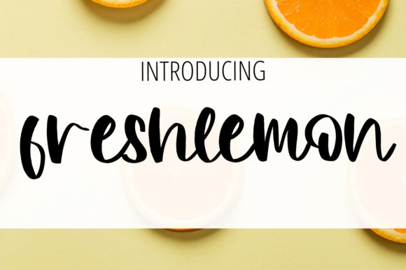 Freshlemon: The Elegant Script Font for Marketers