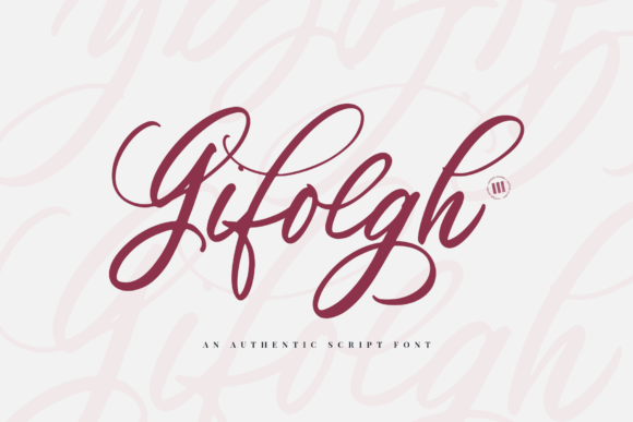 Gifolgh Typeface for Elegant Branding