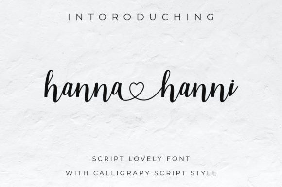 Hanna Hanni: A Delicate Script Handwritten Font for Makers