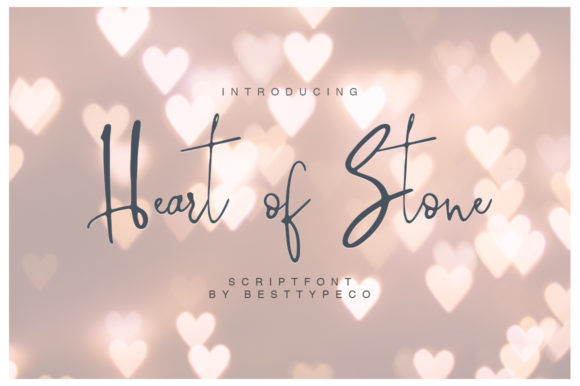 Heart of Stone Typeface for Branding