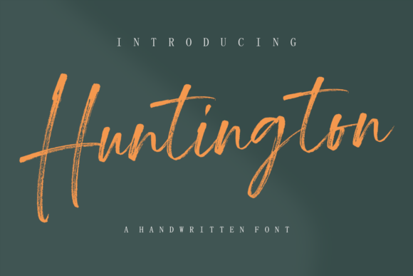 Huntington: A Handwritten Font for Editorial Design