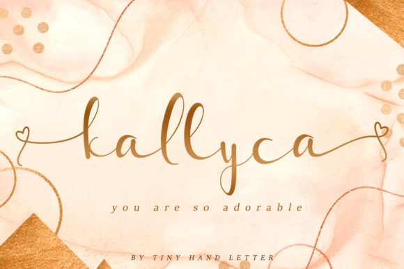 Kallyca: An Elegant Handwritten Font for Branding