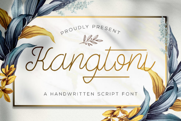 Kangtoni: A Handwritten Font for Branding