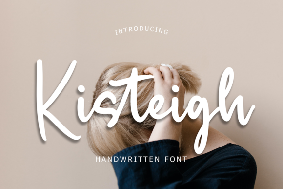 Kisteigh: A Modern Handwritten Typeface for Web Design