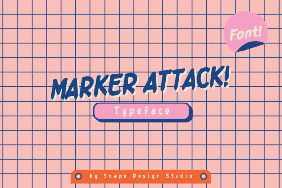Marker Attack: The Bold Handwritten Font for Small Business Branding