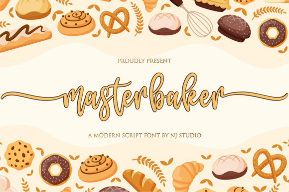 Masterbaker Font for Digital Branding