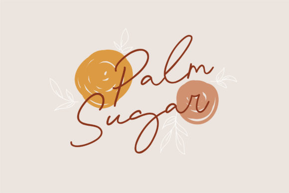 Palm Sugar Font for Polished Brand Identity