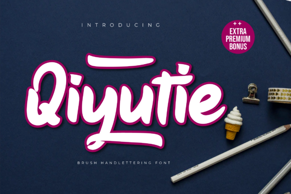 Qiyutie Font: Elevate Your Brand with Hand-Drawn Elegance