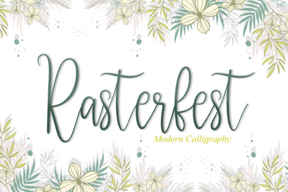 Rasterfest Script Font for Makers