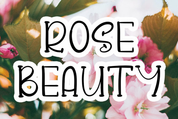 Rose Beauty: A Quirky Script Font for Editorial Design
