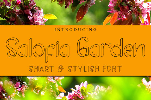 Salofia Garden: The Perfect Handwritten Typeface for Crafters