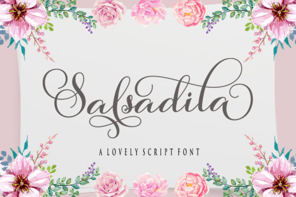 Salsadila: The Sweet Script Font for Crafters