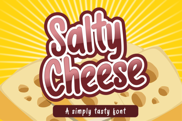 Salty Cheese Font for Editorial Design