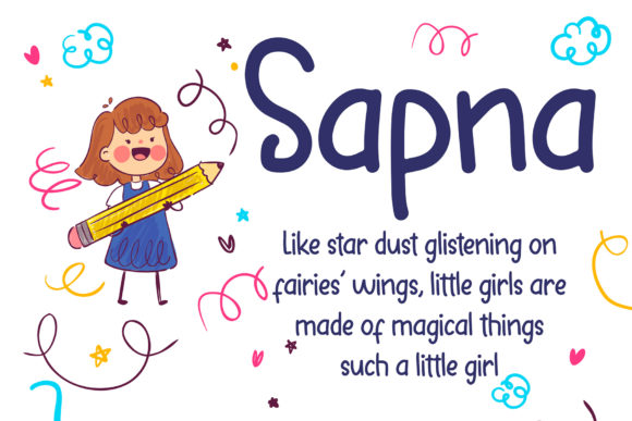 Sapna Typeface for Friendly Brand Design