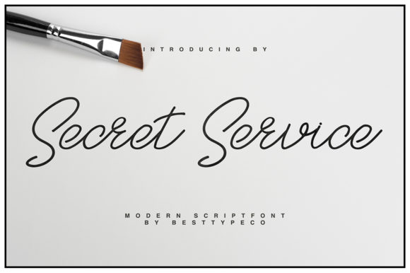 Secret Service Font for Elegant Brand Identity
