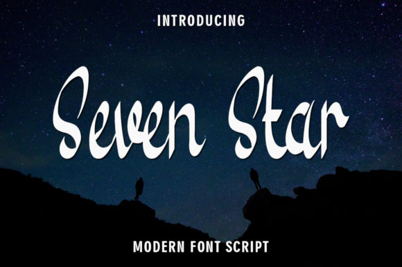 Seven Star: A Sweet Handwritten Font for Makers