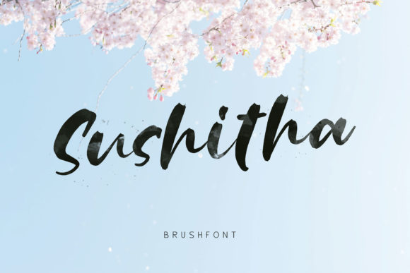 Sushitha: The Brush Font for Clear Campaigns
