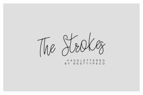 The Strokes Font for Modern Web Design