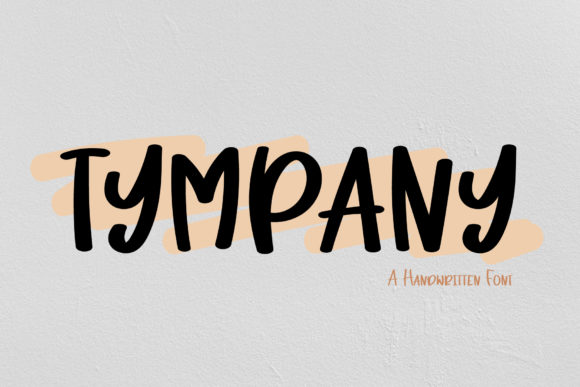 Tympany: A Quirky Handwritten Font for Bright Branding