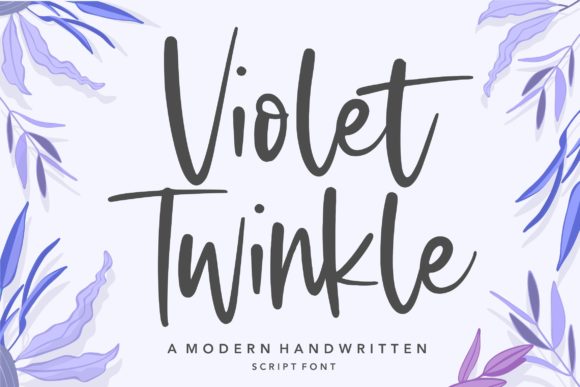 Violet Twinkle Font for Elegant Web Design