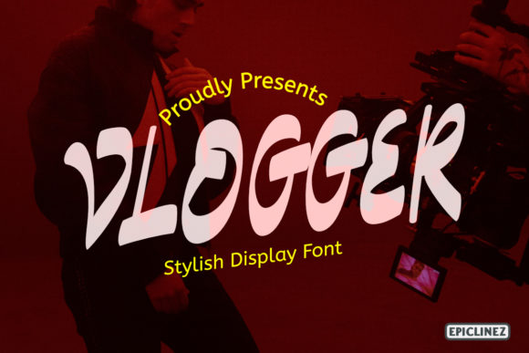 Vlogger: A Bold Script Handwritten Font for Modern Editorial Design