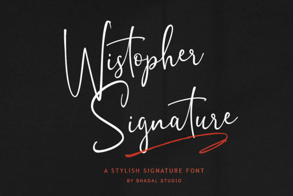 Wistopher Signature: The Ultimate Script Font for Designers